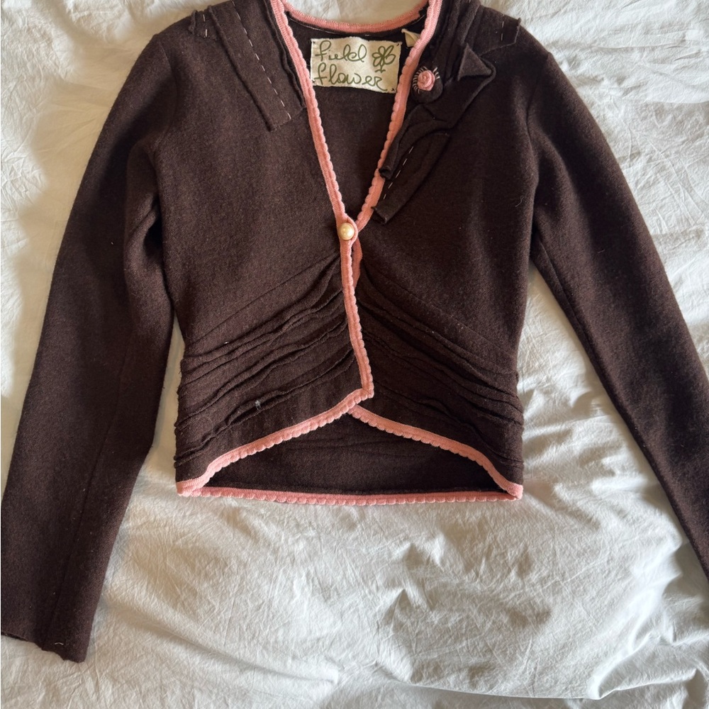 Rare! Never worn! Anthropologie Field & Flower Wool Cardigan